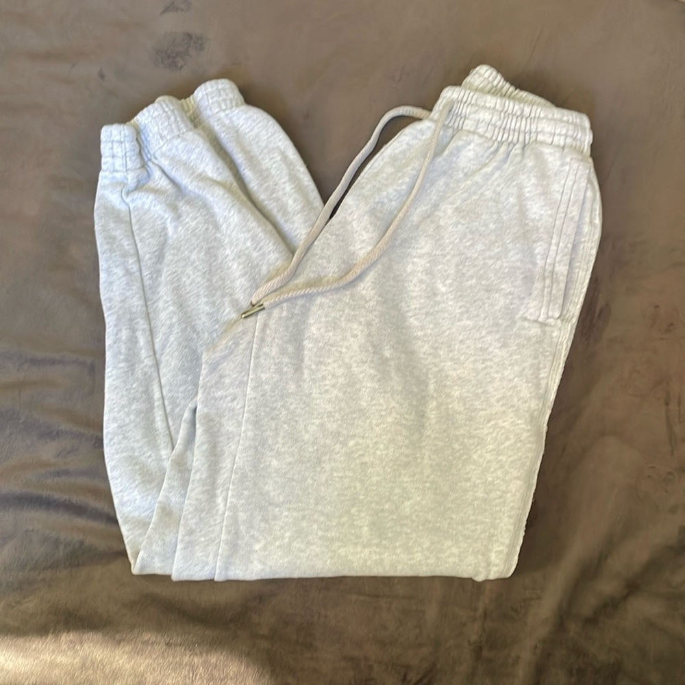 aerie Light Gray Cozy Sweat Joggers